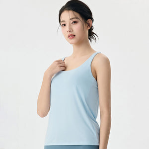 ヨガトップス カップ付き 背中開き 羽織り ワイヤーなし ヨガtシャツ バッククロス 美背 フィットネス ピラティス おしゃれ ゆったり ラウンドネック 無地 S-XL