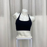 Yoga top, bra top, U-neck, 2 colors to choose from, with cups, no wires, breathable, thin, quick-drying, sweat-absorbent, super flattering, open back, sweet, simple, stylish, slim, pretty, sexy, S~L