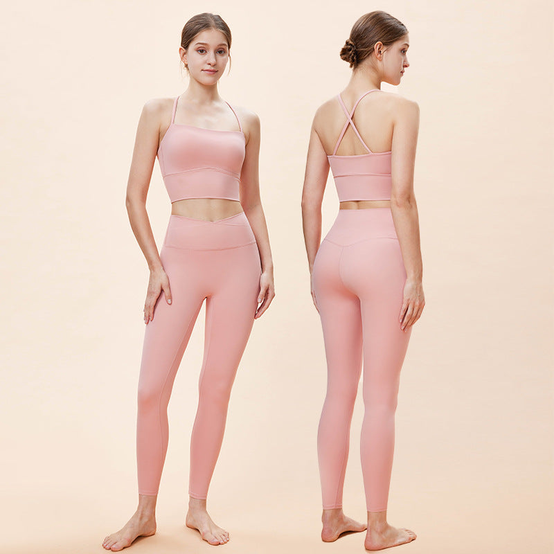 女性用新作サマースポーツヨガパンツ、タイトフィットヒップアップ