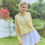 Anti-UV Sunscreen Clothes Woven Cool Leather Sunscreen Clothes Breathable Hooded Sunscreen Skin Clothes