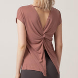 Short sleeve yoga top, quick drying, sports, fitness, 3 colors available, women's, slimming effect♡, loose, sexy, S~XL