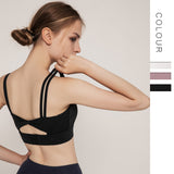ブラトップ ヨガトップス  耐衝撃性 スチールリングなし 盛れる フィットネス  運動 シンプル S~XL