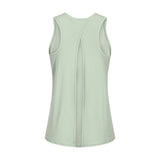 Camisole Yoga Top Round Neck Sleeveless Solid Color Lightweight Casual Easy to Match 4~12