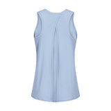 Camisole Yoga Top Round Neck Sleeveless Solid Color Lightweight Casual Easy to Match 4~12