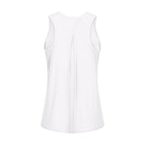 Camisole Yoga Top Round Neck Sleeveless Solid Color Lightweight Casual Easy to Match 4~12