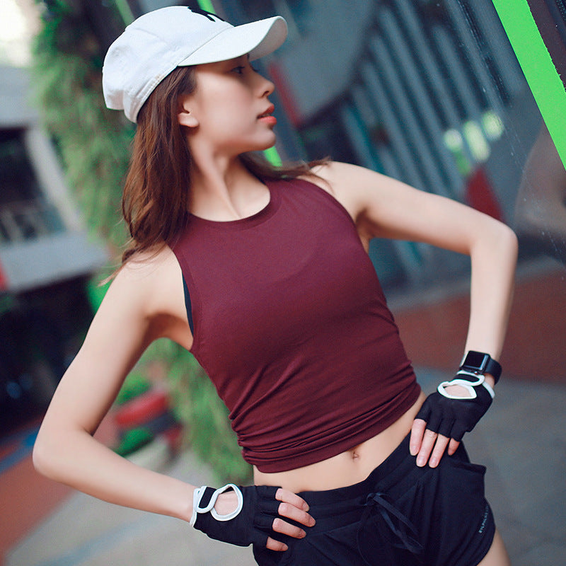 Yoga tops, round neck, 3 colors to choose from, breathable, quick-drying, sweat-absorbent, casual, full of character, slim, sexy, mature and cute, retro, S~L
