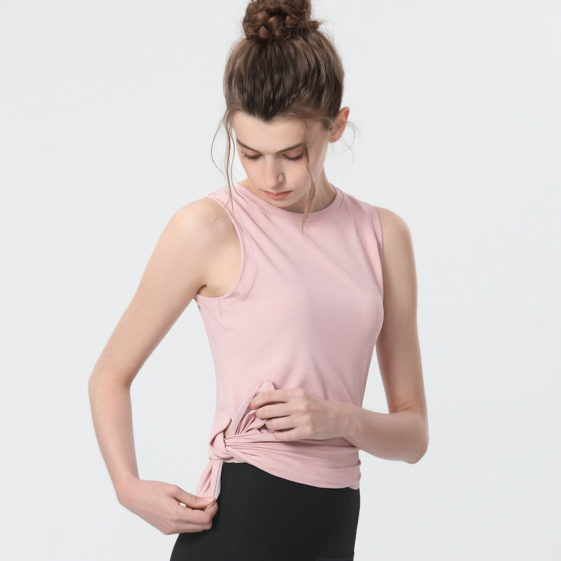 Yoga tops, round neck, 4 colors to choose from, sports, fitness, belly cover, durable, stylish, simple, easy to match, trendy, stylish, luxurious, great value, S~XL