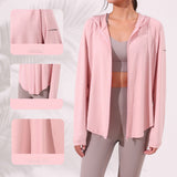 Yoga tops, outerwear, long sleeves, 4 colors to choose from, breathable, quick drying, sweat absorbent, belly cover, simple, stylish, fashionable, popular, S~L