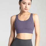 Yoga tops, bra tops, U-neck, 4 colors to choose from, high waist, lightweight, super flattering, open back, non-wired, full of personality♪ Unique design♪ Cute for adults❀✿❀ Sexy S~XXL