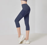 Yoga leggings, tights, 7/8 length, beautiful buttocks, compression, peach buttocks, beautiful legs, hip lift, side pockets, 9 colors, stretch, high waist, switching, sports, stylish, best-selling, Pilates, fitness, running, gym, hot yoga, S~XXL