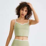 Yoga Camisole with Cups, Open Back, Full Body, No Shaking, Belly-Baring, No Wires, Innerwear, Stylish, Comfortable, Soft, Slimming, Sexy, 4 Colors, Sports, Fitness, Pilates, S-XL