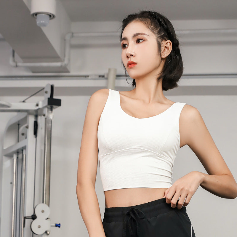 Yoga Tops, Bra Tops, U-neck, 3 Colors to Choose From, High Waist, Sports, Fitness, Breathable, Open Back, Trendy, Cute, Charming, S~XXL