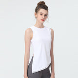 Yoga tops, round neck, 4 colors to choose from, sports, fitness, belly cover, durable, stylish, simple, easy to match, trendy, stylish, luxurious, great value, S~XL