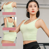 Yoga Tops, Bra Tops, U-neck, 3 Colors to Choose From, High Waist, Sports, Fitness, Breathable, Open Back, Trendy, Cute, Charming, S~XXL