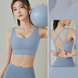 Yoga tops, bra tops, U-neck, 4 colors to choose from, switching, high waist, breathability, quick drying, sweat absorption, sports, open back, non-wired, padded, unique design, cute, easy to match, retro, very popular, cheap, S~XXL