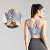 Yoga tops, bra tops, U-neck, 4 colors to choose from, high waist, lightweight, super flattering, open back, non-wired, full of personality♪ Unique design♪ Cute for adults❀✿❀ Sexy S~XXL