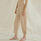 Jogger pants, yoga pants, gaucho pants, with pockets, loose fit, high waist, sweat wicking, quick drying, ribbon, side slits, soft, casual, 4 colors available, dance, sports, pilates, running, SL 