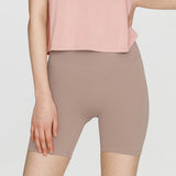 Shorts, peach buttocks, seamless, slimming, compression, hip-up, beautiful buttocks, shorts, 4/4 length, stretchy, stylish, quick-drying, comfortable, high waist, soft, 5 colors, sports, fitness, gym, Pilates, running, SL