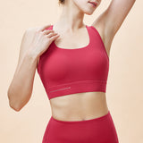 New Summer Contrast Color Racerback Sports Bra Moisture Wicking One Cup Underwear Running Fitness Sports Top 