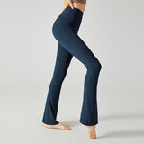 Flared pants, jogger pants, slimming, beautiful buttocks, hip-up, peach buttocks, slimming, stylish, stretchy, high waist, sweat-absorbing, quick-drying, 3 colors, ankle length, sports, fitness, Pilates, running, S-XL 