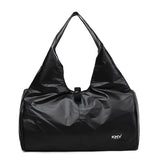 ヨガバッグ スポーツバッグ トート シューズ収納 全3色 靴収納付き 大きめ 大容量 軽量 撥水 無地 おしゃれ メンズ レディース ジムバッグ ヨガバッグ マザーズバッグ 旅行カバン トートバッグ 多機能 かばん 肩掛け 光沢感 修学旅行 アウトドア ジム プール 水泳