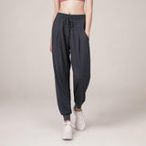 Long pants, yoga bottoms, solid color, high waist, fitness, casual, training, sports, S~XL 