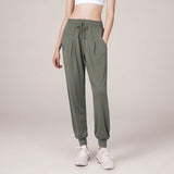 Long pants, yoga bottoms, solid color, high waist, fitness, casual, training, sports, S~XL 