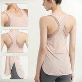 Yoga top, U-neck, 4 colors to choose from, lightweight, breathable, quick-drying, sweat-absorbing, belly-covering, sweet, elegant design, casual, pretty, cute, retro, full of likeability! S~XL 