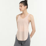 Yoga top, U-neck, 4 colors to choose from, lightweight, breathable, quick-drying, sweat-absorbing, belly-covering, sweet, elegant design, casual, pretty, cute, retro, full of likeability! S~XL 