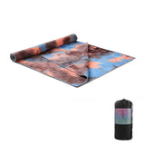 Yoga towel, blanket, stylish, tie-dyed, colorful, cute, non-slip, sweat-absorbent, water-absorbent, Pilates, stretching, yoga towel, yoga rug, quick-drying, ultra-lightweight, foldable, training, exercise, hot yoga, large, 6 colors, mat towel 
