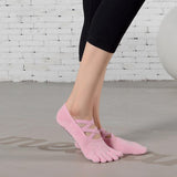 Yoga socks, yoga goods, full of likeability! Excellent texture, cotton, plain, with anti-slip, yoga wear, sports, socks, F