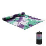 Yoga towel, blanket, stylish, tie-dyed, colorful, cute, non-slip, sweat-absorbent, water-absorbent, Pilates, stretching, yoga towel, yoga rug, quick-drying, ultra-lightweight, foldable, training, exercise, hot yoga, large, 6 colors, mat towel 