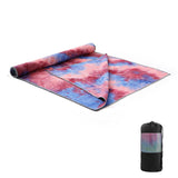 Yoga towel, blanket, stylish, tie-dyed, colorful, cute, non-slip, sweat-absorbent, water-absorbent, Pilates, stretching, yoga towel, yoga rug, quick-drying, ultra-lightweight, foldable, training, exercise, hot yoga, large, 6 colors, mat towel 