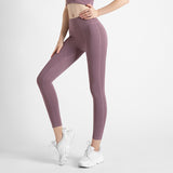 Yoga Bottoms Leggings 6 Colors to Choose From High Waist Switching Breathable Quick Drying Sweat Absorbing Hip Lift Sports Durable Slim Neat Retro Easy to Match Elegant Cute Sexy S~XXL