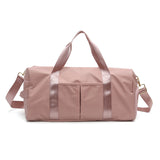 Yoga bag Easy to match Simple design Solid color Available in 3 colors Multi-functional storage With pockets Lightweight and durable F 