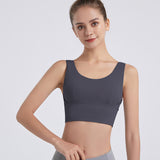 Yoga tops, bra tops, U-neck, 5 colors to choose from, switching, sports, fitness, breathable, quick-drying, sweat-absorbing, open back, super-busting, non-wired, padded, slim, slimming, sexy, very popular, cheap, feminine, S~XXL 