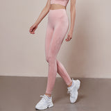 Yoga bottoms, leggings, 4 colors to choose from, high waist, breathable, quick drying, sweat absorbing, hip lift, elastic waist, beautiful, slimming, easy to match, stylish, sexy, fashionable, S~XL