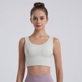 Yoga tops, bra tops, U-neck, 5 colors to choose from, switching, sports, fitness, breathable, quick-drying, sweat-absorbing, open back, super-busting, non-wired, padded, slim, slimming, sexy, very popular, cheap, feminine, S~XXL 