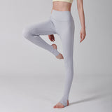 Leggings, Trenka, Yoga Bottoms, Simple, Fashionable, Solid, 3 Colors, High Waist, Switching, Breathable, Quick Drying, Stretchable, Stomach Cover, Elastic Waist, Hip Lift, Ankle Length, Running, Sports, Fitness, Gym, Training, S-XL 