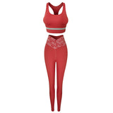 Yoga bra top, leggings, yoga set, U-neck, alphabet, 4 colors to choose from, high waist, switching, color scheme, breathability, quick drying, sweat absorption, belly cover, elastic waist, hip lift, durability, slimming, slim, sexy, fashion, S~XL