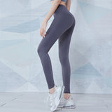 Yoga Bottoms Leggings 4 Colors to Choose From High Waist Breathable Quick Drying Sweat Absorbent Belly Cover Sports Elastic Waist Hip Lift Design Slimming Sexy Feminine S~XXL