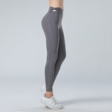 Leggings, high waist, shirred, elegant, feminine, yoga, sweat wicking, quick drying, side design, ribbon, stylish, cute, stretchy, solid color, 5 colors to choose from, hip lift, ankle length, S-XL