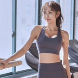 Yoga tops, bra tops, U-neck, 4 colors to choose from, fitness, sports, super flattering, open back, pretty, sexy, trendy, very popular, S~XXXL