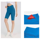 Yoga Bottoms, Shorts, 6 Colors to Choose From, High Waist, Switching, Elastic Waist, Hip Lift, Stomach Coverage, Breathable, Sweat Absorbent, Quick Drying, Sports, Stylish, Slimming, Charming, Trendy, Great Value, S~XL 