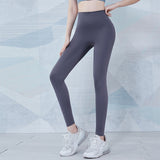 Yoga Bottoms Leggings 4 Colors to Choose From High Waist Breathable Quick Drying Sweat Absorbent Belly Cover Sports Elastic Waist Hip Lift Design Slimming Sexy Feminine S~XXL
