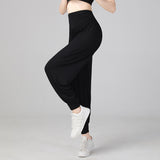 ヨガパンツ ゆったり快適★ ウエストゴム ストレッチ 薄手 10分丈 かわいい 大きいサイズ フィットネス エクササイズ スポーツ ウォーキング ホットヨガ ダンス ルームウェア 部屋着 シンプル 伸縮性 無地 8色 M-3XL