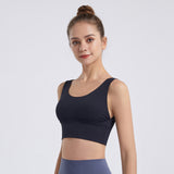 Yoga tops, bra tops, U-neck, 5 colors to choose from, switching, sports, fitness, breathable, quick-drying, sweat-absorbing, open back, super-busting, non-wired, padded, slim, slimming, sexy, very popular, cheap, feminine, S~XXL 