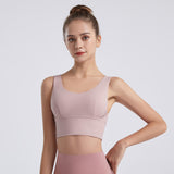 Yoga tops, bra tops, U-neck, 5 colors to choose from, switching, sports, fitness, breathable, quick-drying, sweat-absorbing, open back, super-busting, non-wired, padded, slim, slimming, sexy, very popular, cheap, feminine, S~XXL 