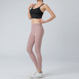 Leggings, high waist, shirred, elegant, feminine, yoga, sweat wicking, quick drying, side design, ribbon, stylish, cute, stretchy, solid color, 5 colors to choose from, hip lift, ankle length, S-XL