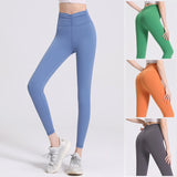 Yoga bottoms, leggings, 8 colors to choose from, high waist, breathable, quick drying, sweat absorbing, belly cover, elastic waist, hip lift, slim, slimming, sexy, stylish, easy to match, cute, fashionable, charming, S~XL 